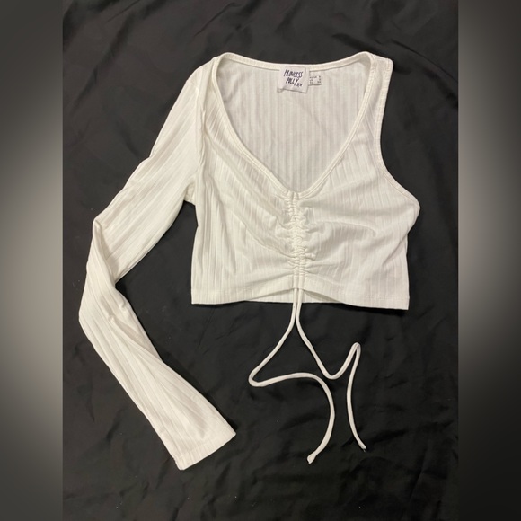 Princess Polly one sleeve crop top - Picture 4 of 8